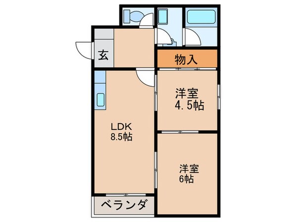 ロケットハイツの物件間取画像